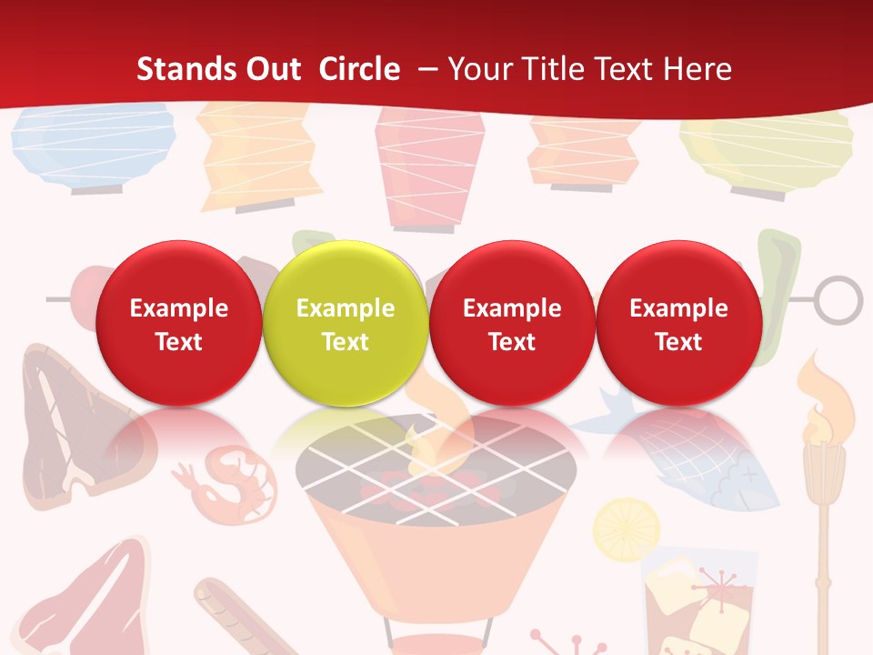 Cooking Barbecue Grill PowerPoint Template