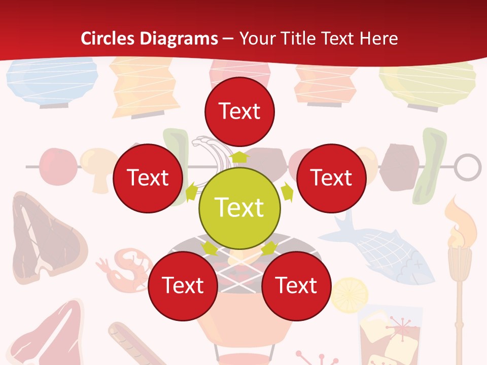 Cooking Barbecue Grill PowerPoint Template