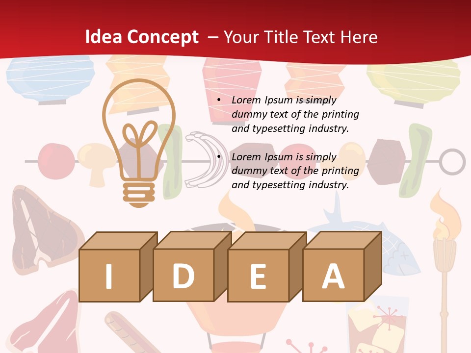 Cooking Barbecue Grill PowerPoint Template