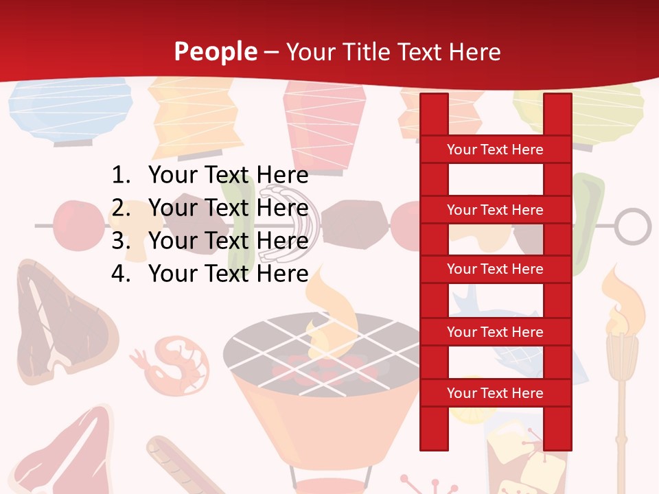 Cooking Barbecue Grill PowerPoint Template