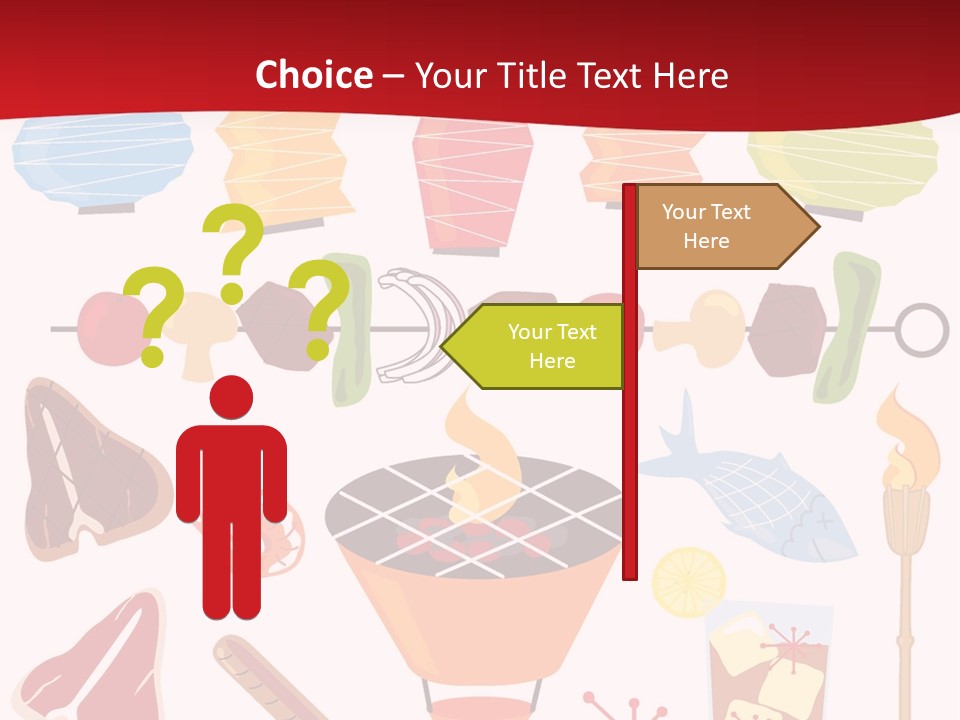 Cooking Barbecue Grill PowerPoint Template