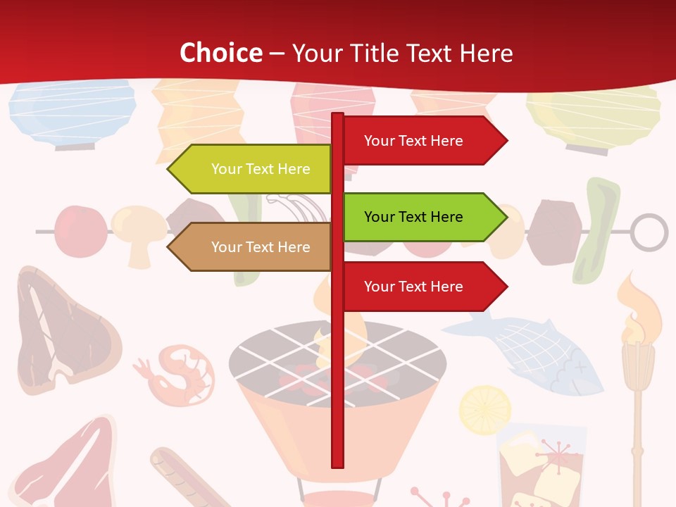 Cooking Barbecue Grill PowerPoint Template