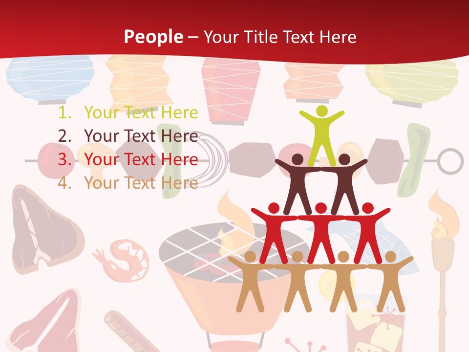 Cooking Barbecue Grill PowerPoint Template