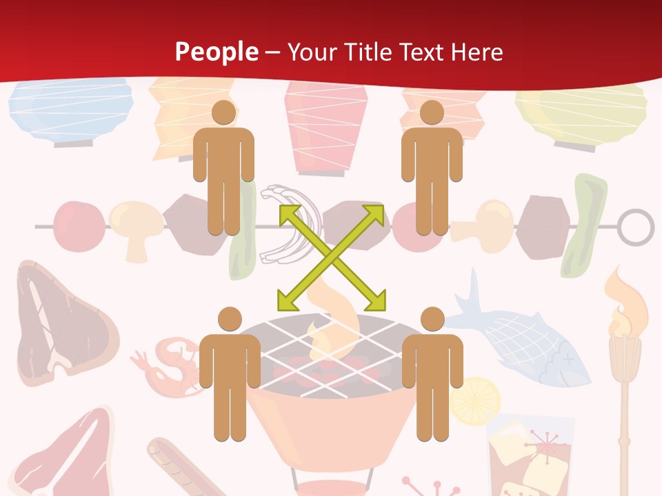 Cooking Barbecue Grill PowerPoint Template