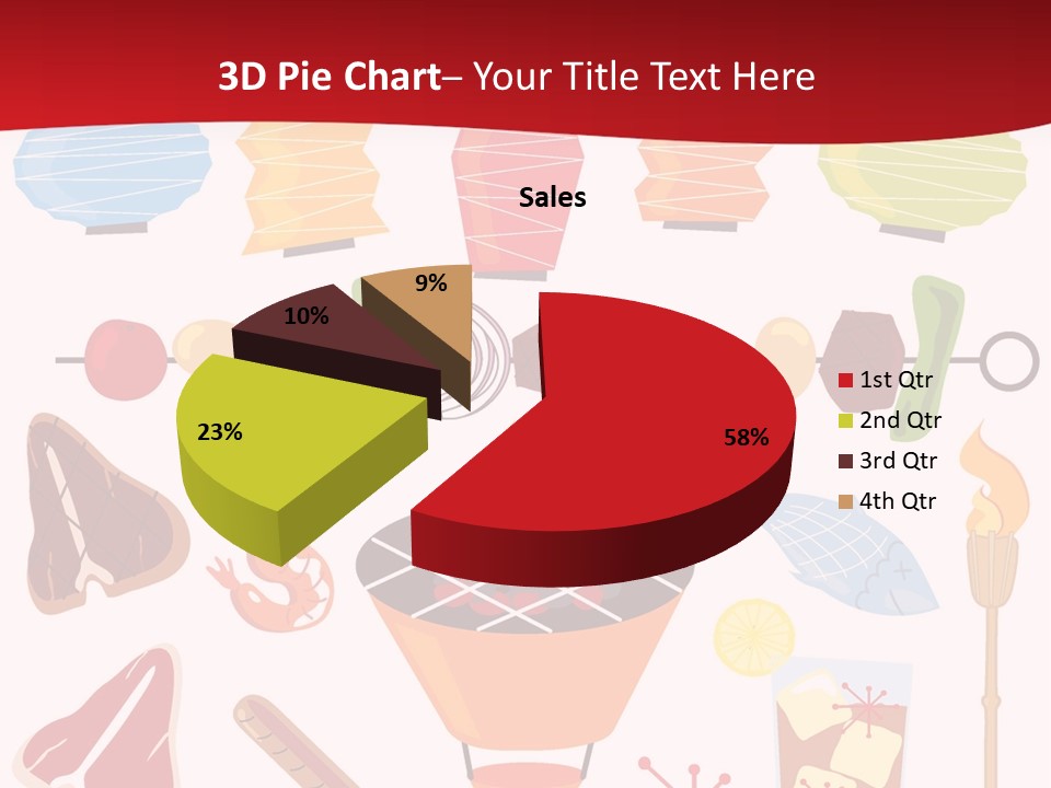 Cooking Barbecue Grill PowerPoint Template