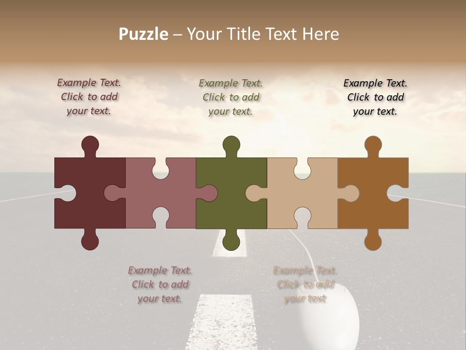 Progress Way Internet PowerPoint Template