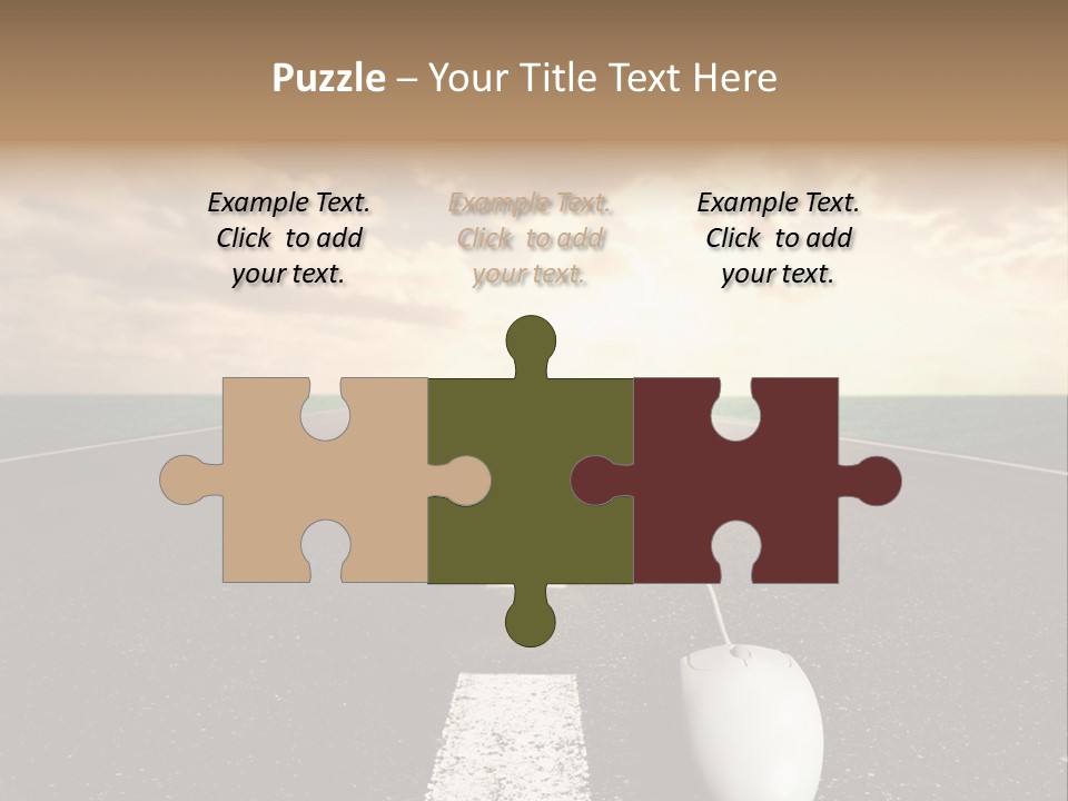 Progress Way Internet PowerPoint Template