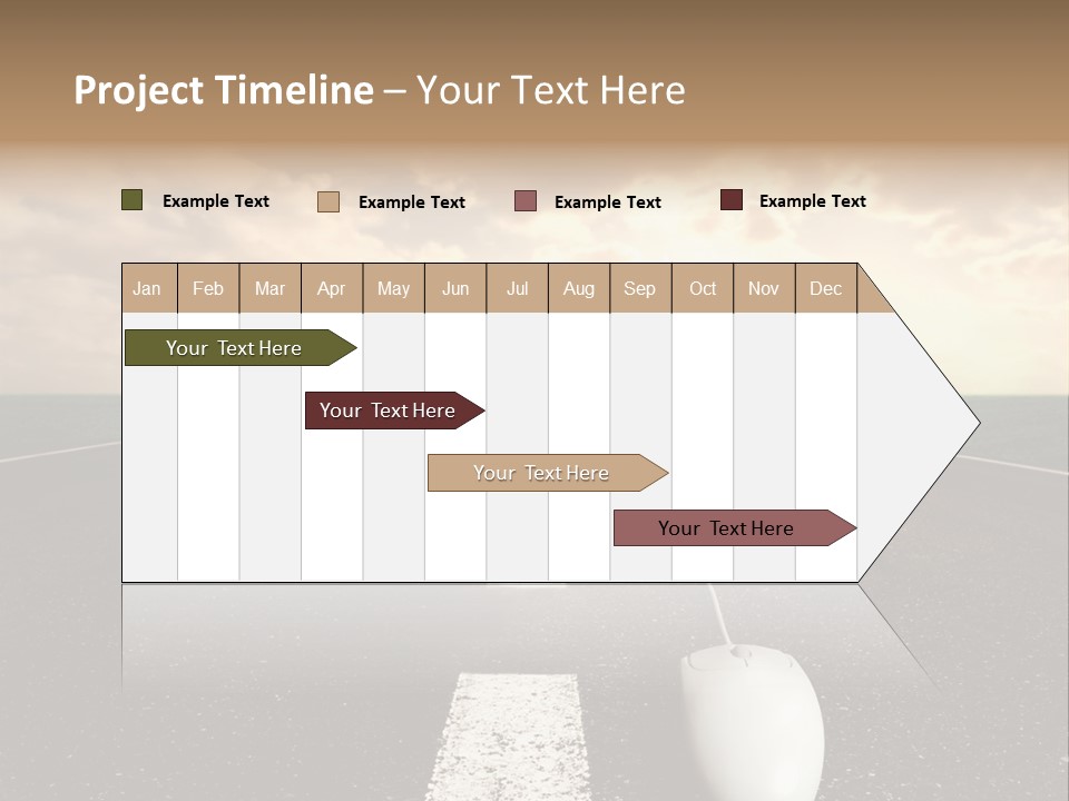 Progress Way Internet PowerPoint Template
