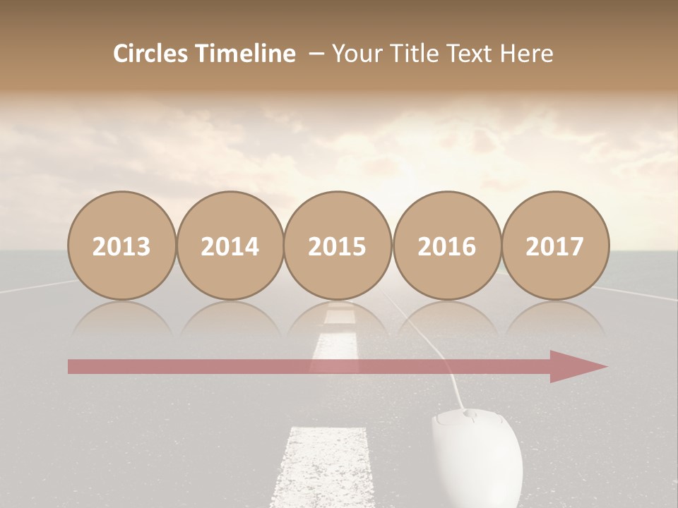 Progress Way Internet PowerPoint Template