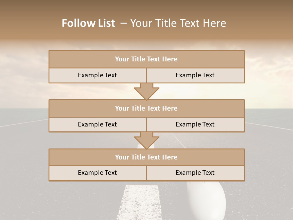 Progress Way Internet PowerPoint Template