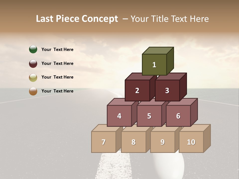 Progress Way Internet PowerPoint Template