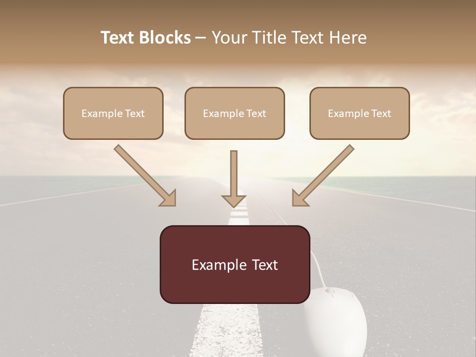 Progress Way Internet PowerPoint Template