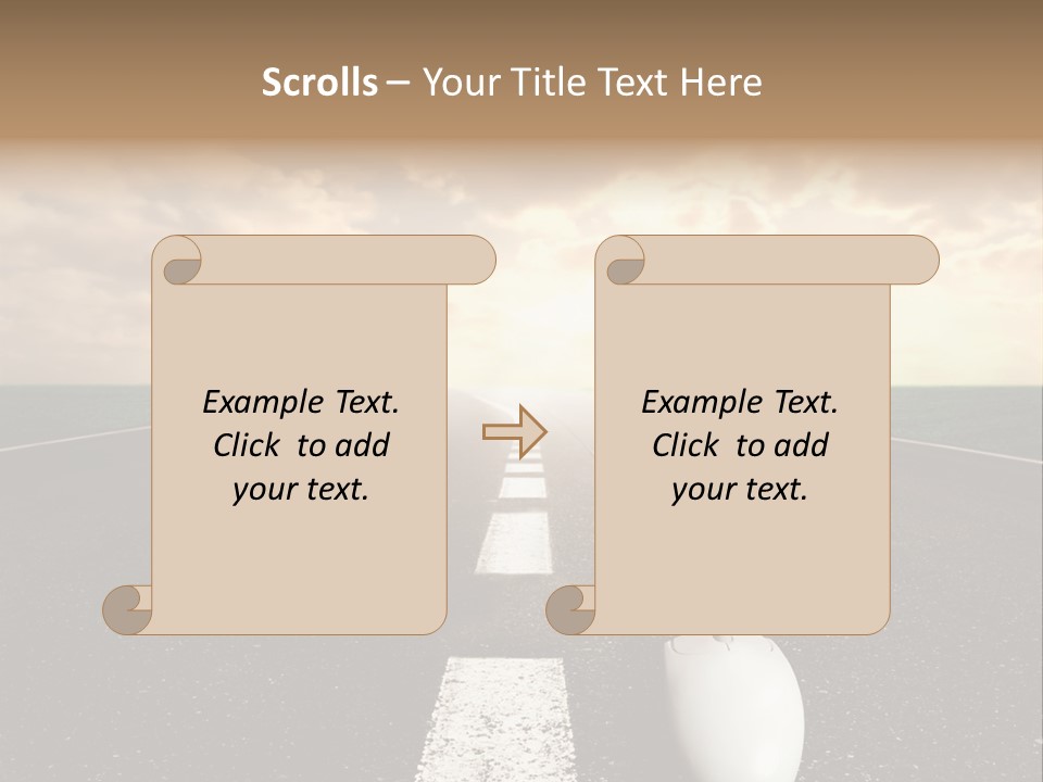 Progress Way Internet PowerPoint Template