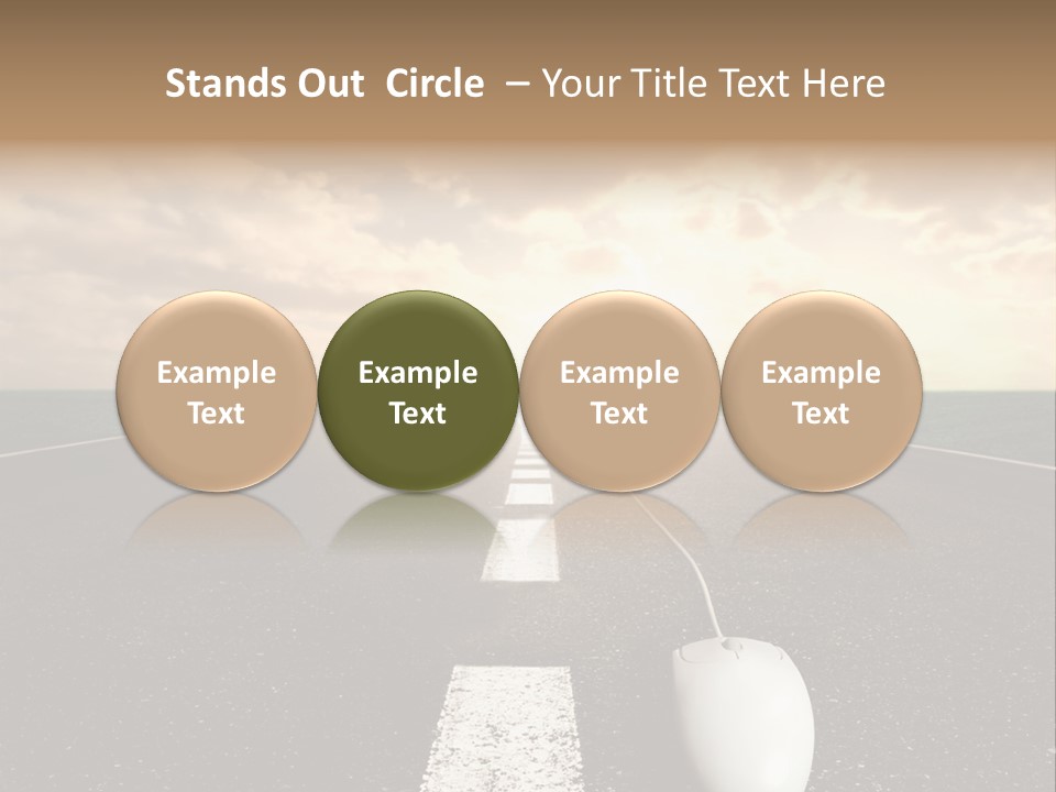 Progress Way Internet PowerPoint Template