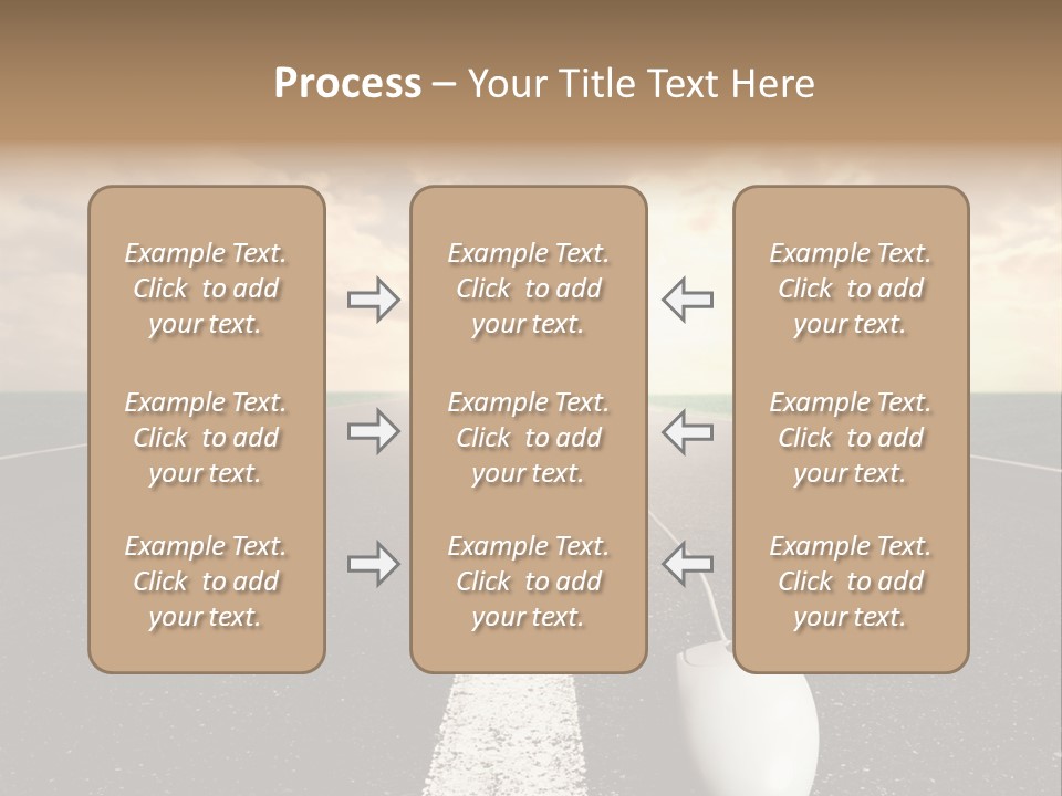 Progress Way Internet PowerPoint Template
