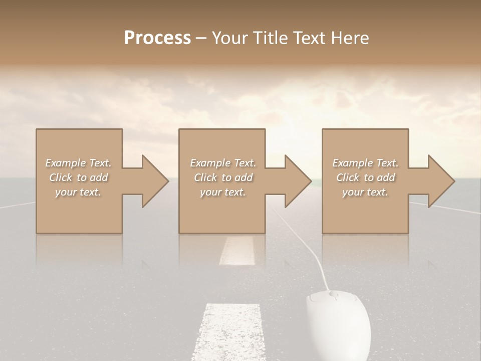 Progress Way Internet PowerPoint Template