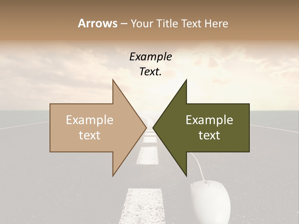 Progress Way Internet PowerPoint Template