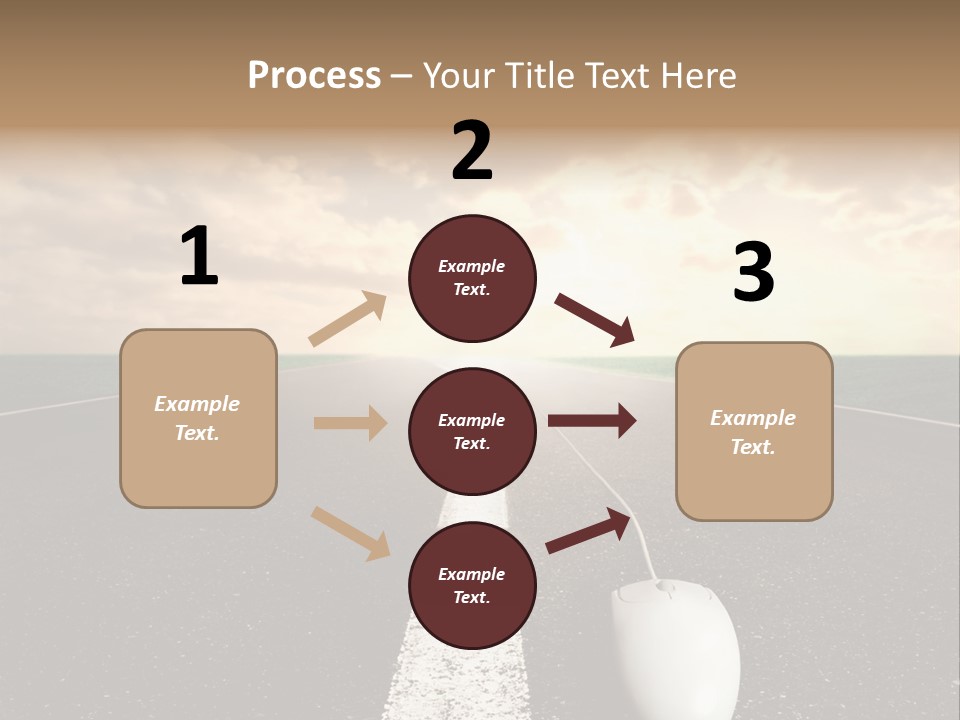 Progress Way Internet PowerPoint Template