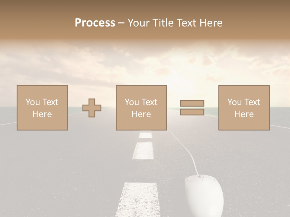 Progress Way Internet PowerPoint Template