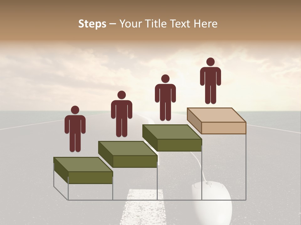Progress Way Internet PowerPoint Template