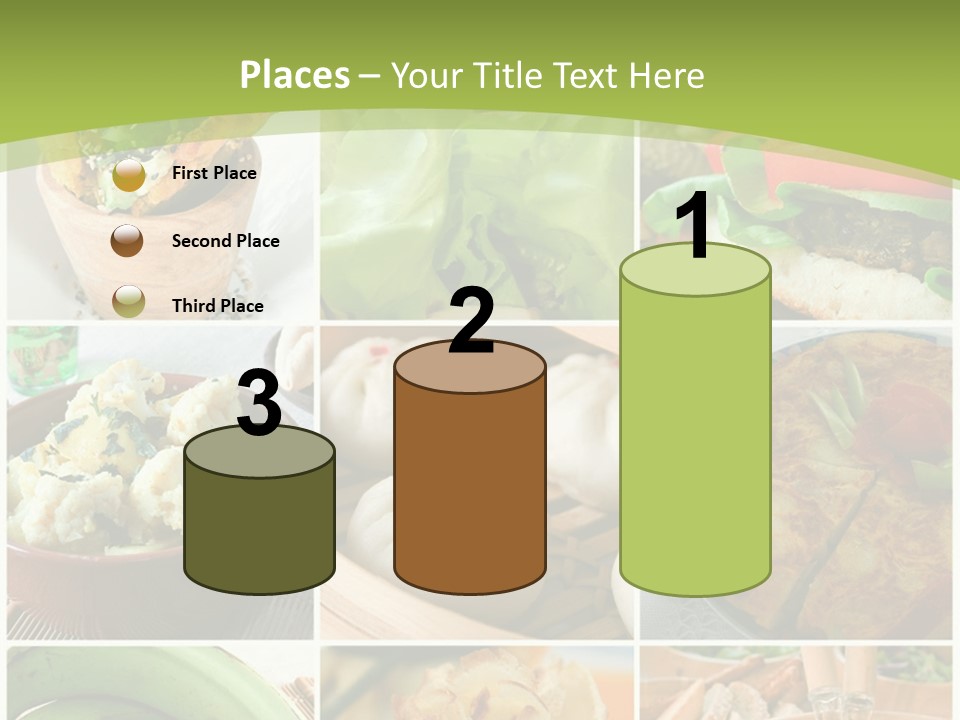 Green Pepper Food PowerPoint Template