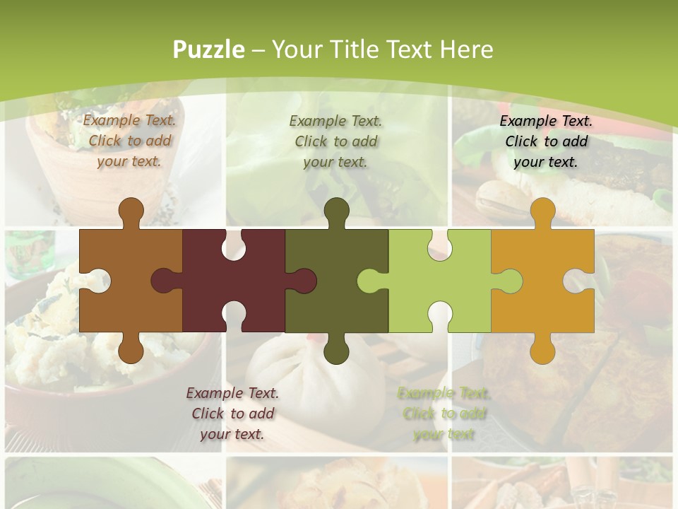 Green Pepper Food PowerPoint Template