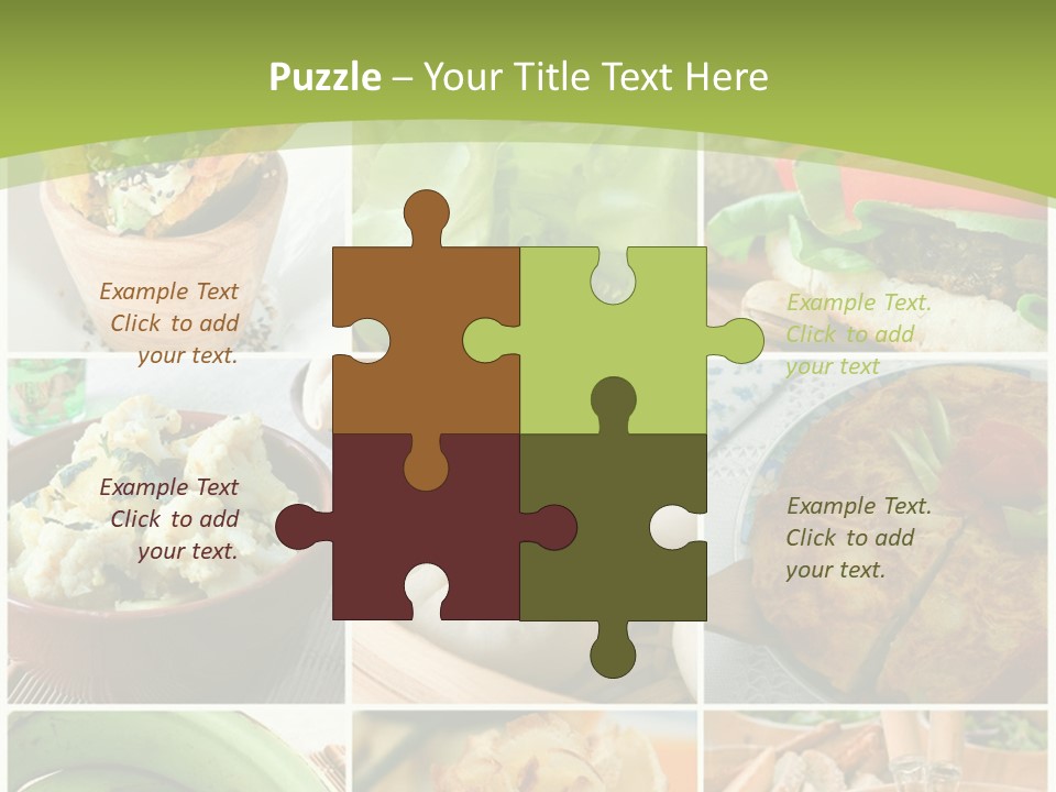 Green Pepper Food PowerPoint Template