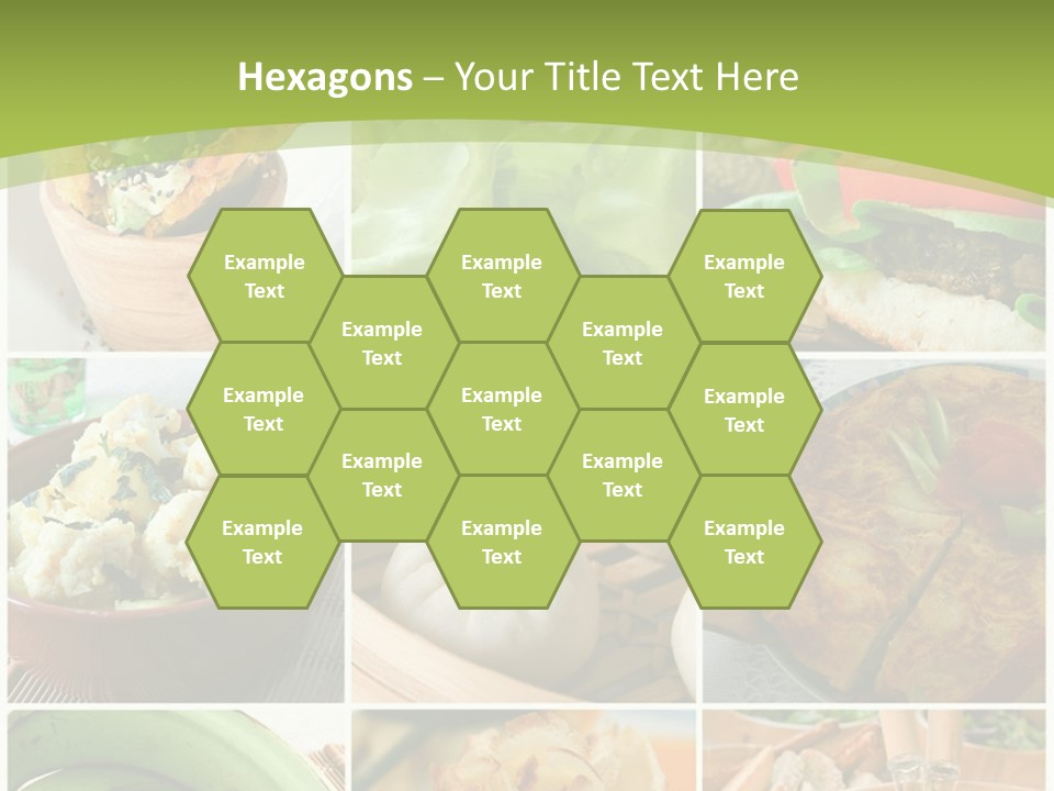 Green Pepper Food PowerPoint Template