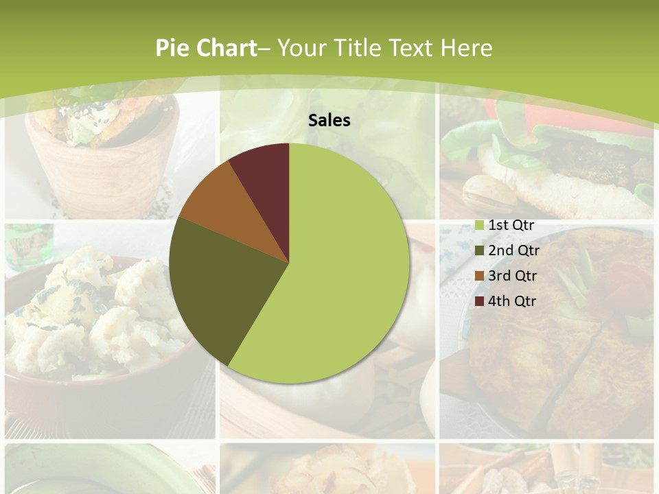 Green Pepper Food PowerPoint Template