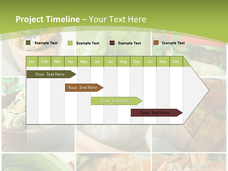 Green Pepper Food PowerPoint Template