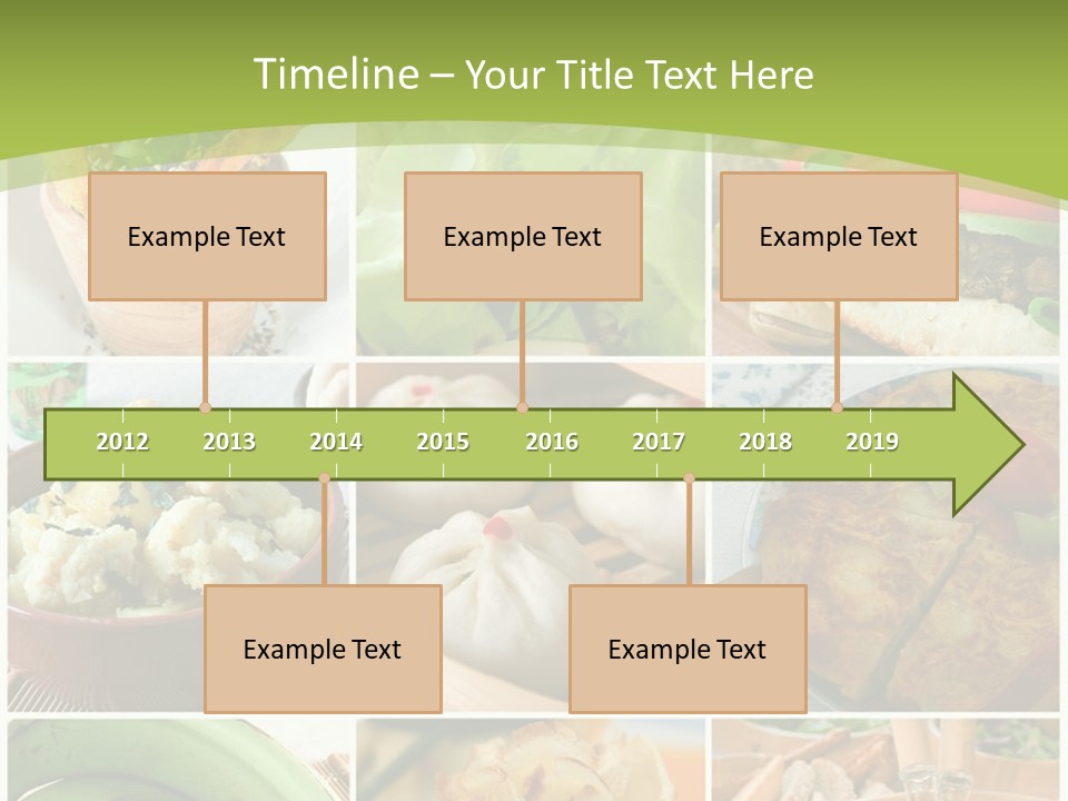 Green Pepper Food PowerPoint Template