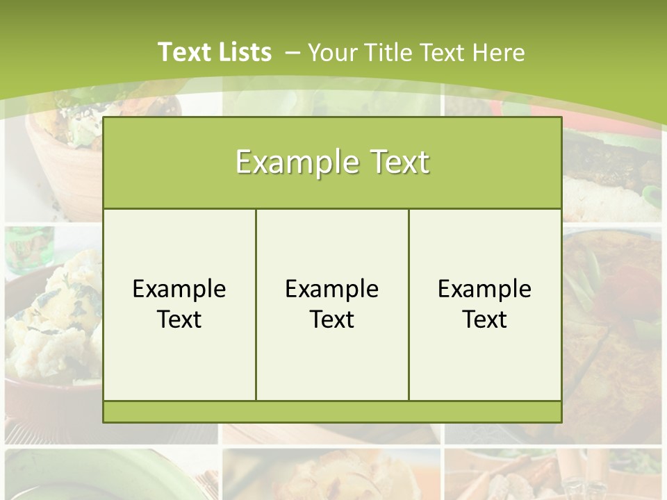 Green Pepper Food PowerPoint Template