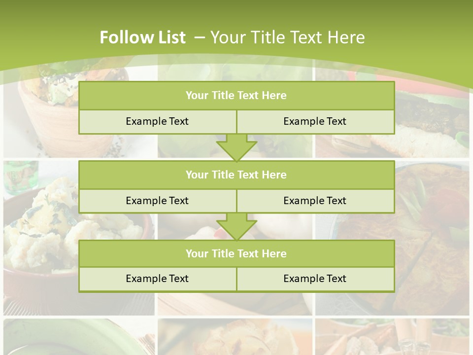 Green Pepper Food PowerPoint Template