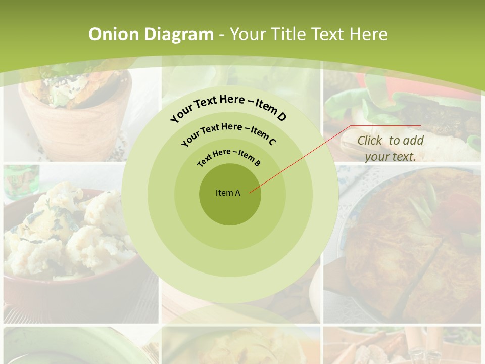 Green Pepper Food PowerPoint Template