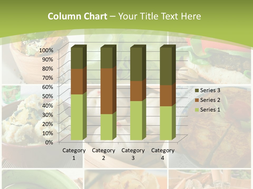 Green Pepper Food PowerPoint Template