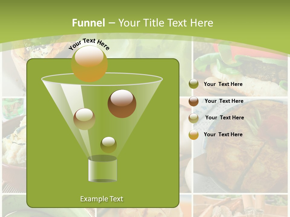 Green Pepper Food PowerPoint Template