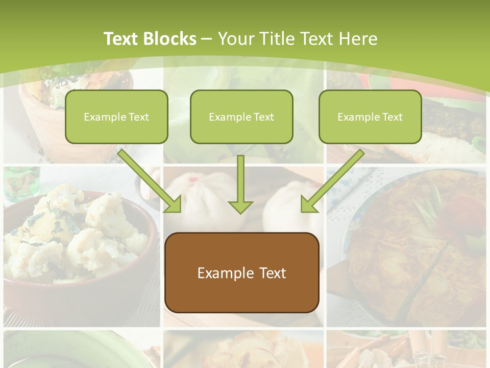 Green Pepper Food PowerPoint Template