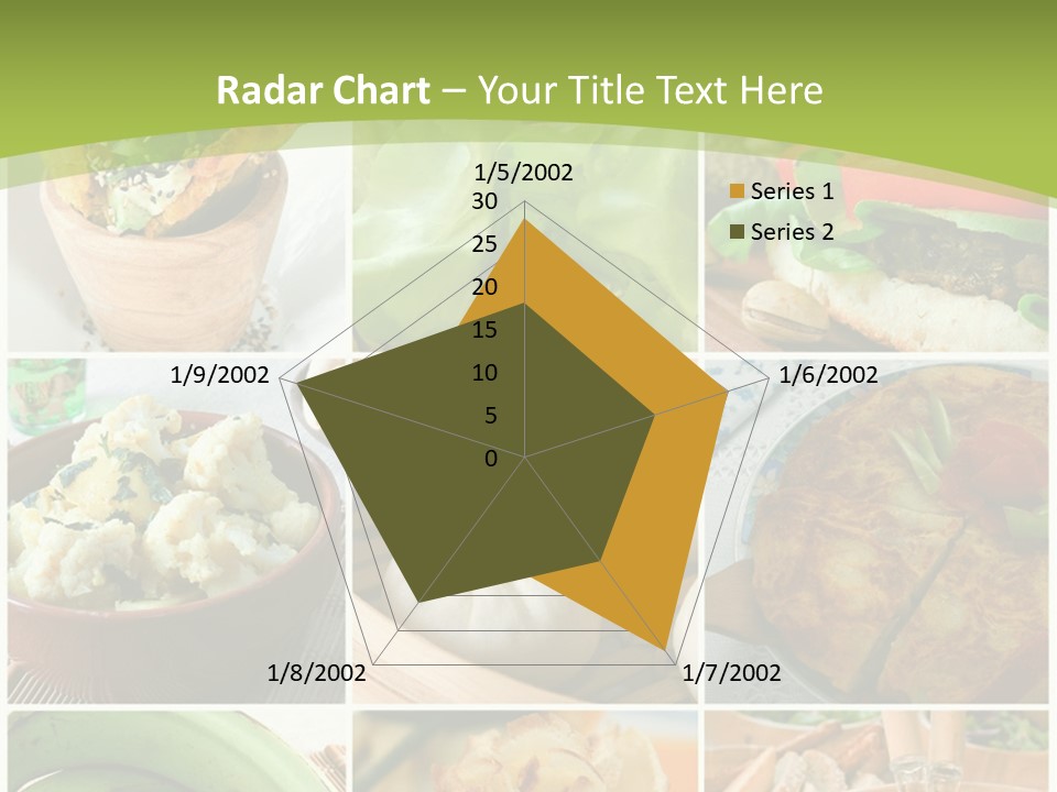 Green Pepper Food PowerPoint Template