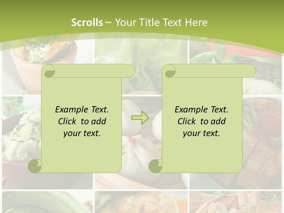 Green Pepper Food PowerPoint Template