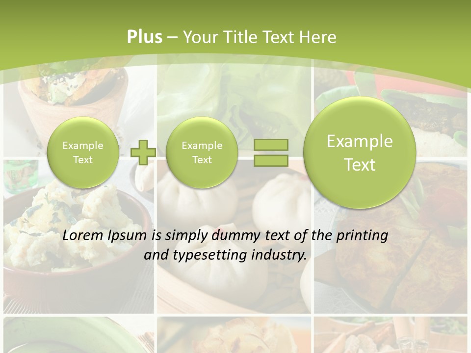 Green Pepper Food PowerPoint Template