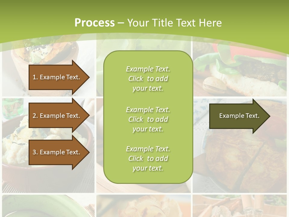Green Pepper Food PowerPoint Template