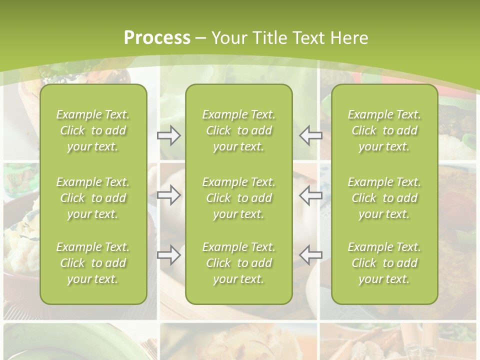Green Pepper Food PowerPoint Template