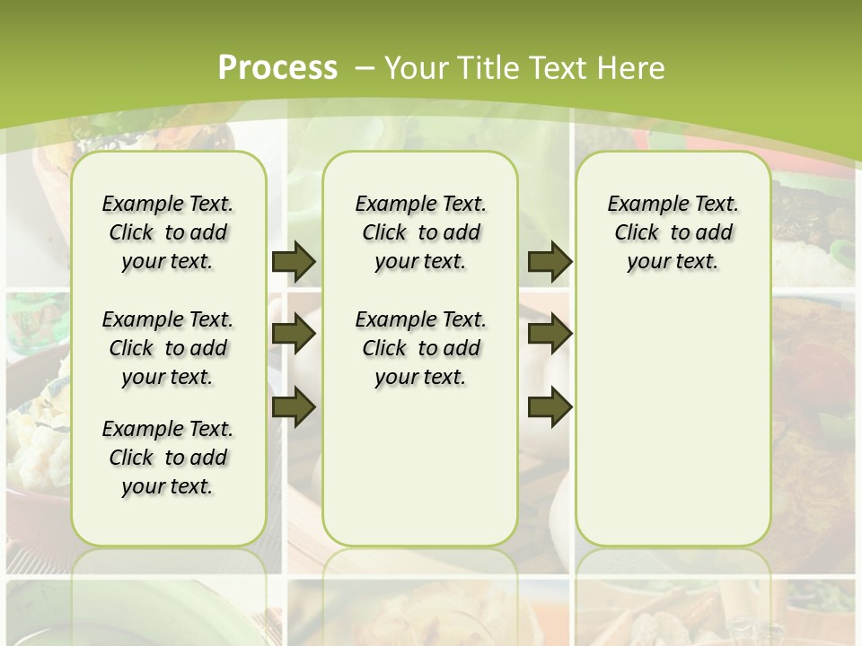 Green Pepper Food PowerPoint Template