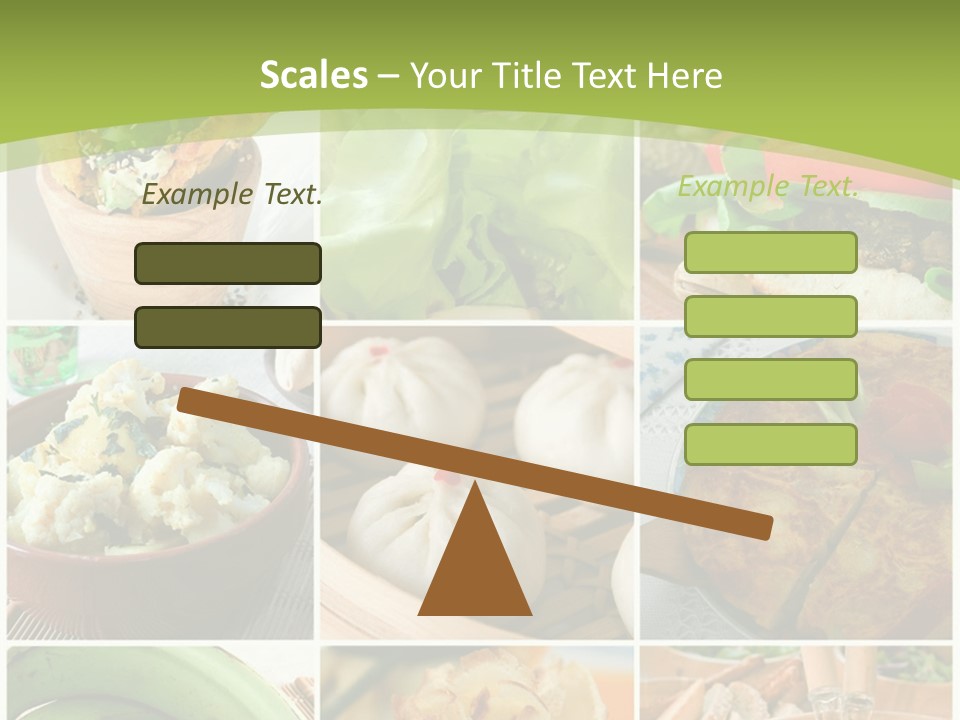 Green Pepper Food PowerPoint Template