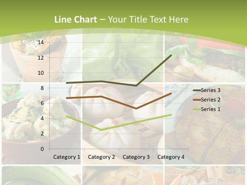 Green Pepper Food PowerPoint Template