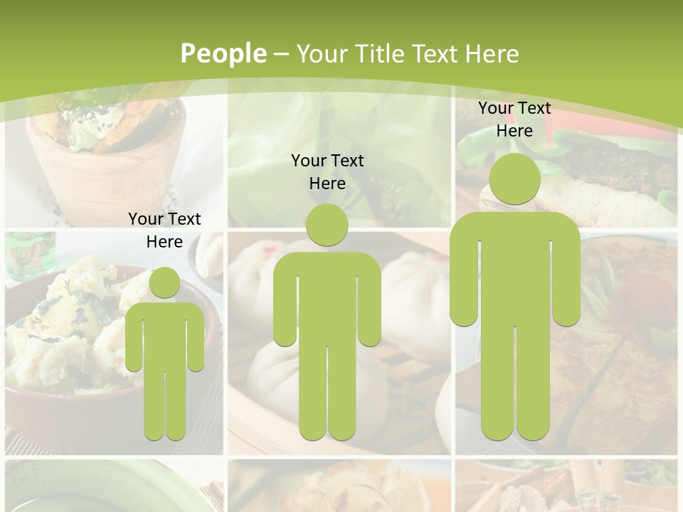 Green Pepper Food PowerPoint Template