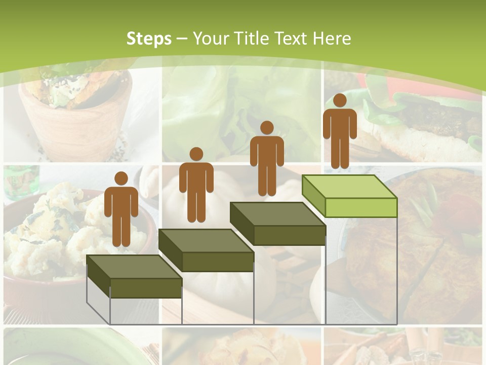 Green Pepper Food PowerPoint Template