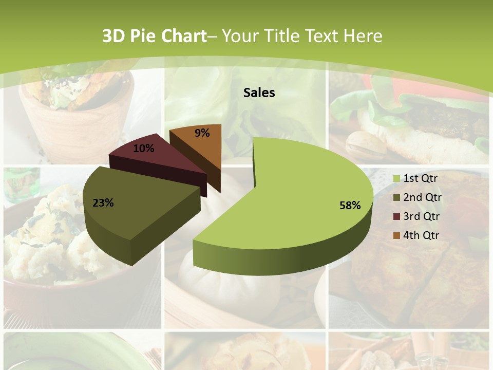 Green Pepper Food PowerPoint Template