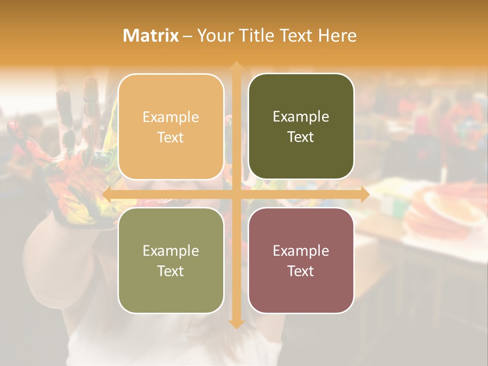 Space Cheerful Preschooler PowerPoint Template