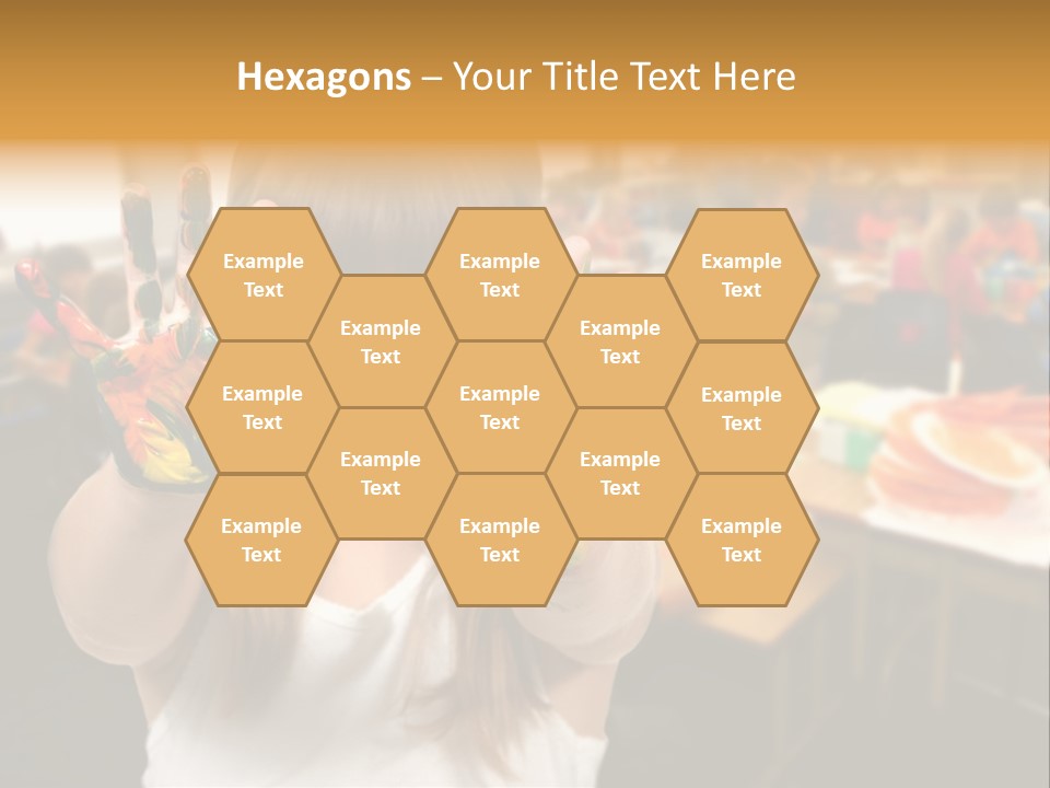 Space Cheerful Preschooler PowerPoint Template